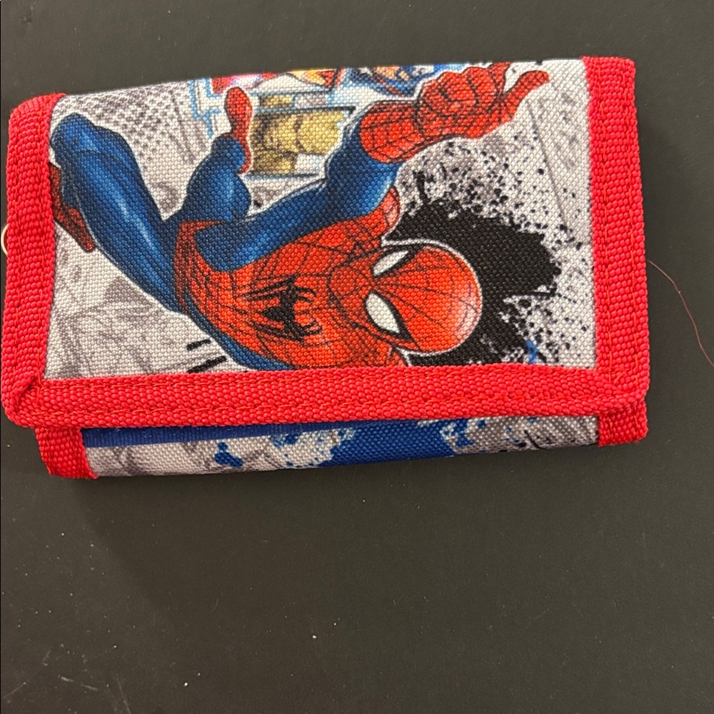 Spider-Man Kids Wallet - Red and Blue